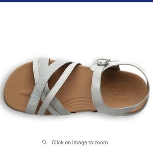 Elegant White Strappy Sandals for Women
